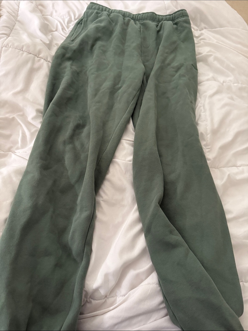 Green Cozy Fleece, Mega Fit sweatpants